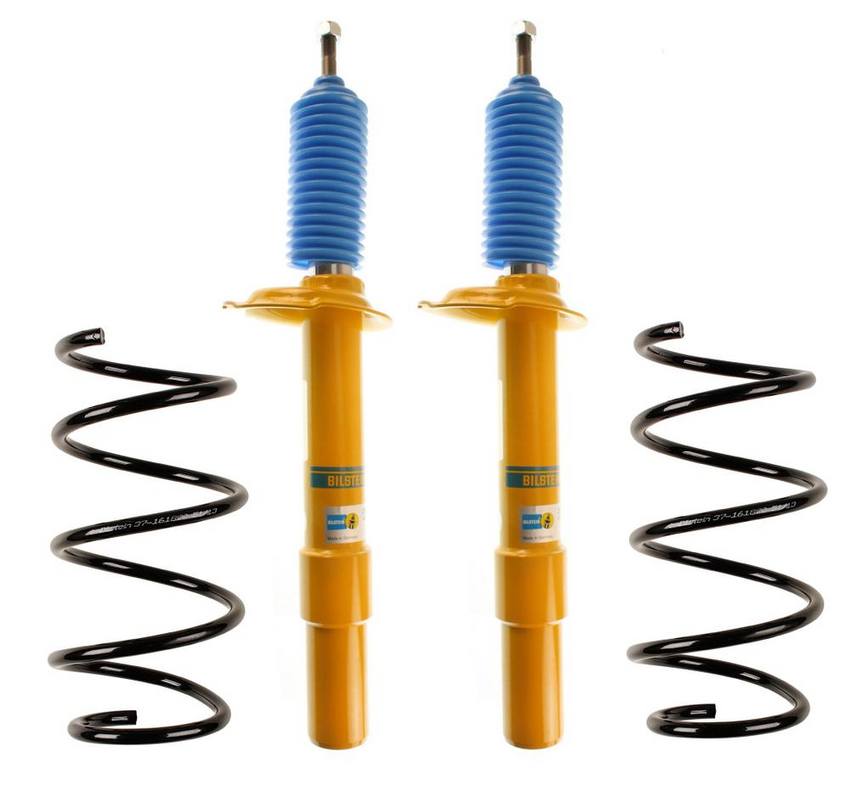 BMW Suspension Strut and Coil Spring Kit - Front (Standard Suspension) (B6 Performance) 31336761214 - Bilstein 3809734KIT